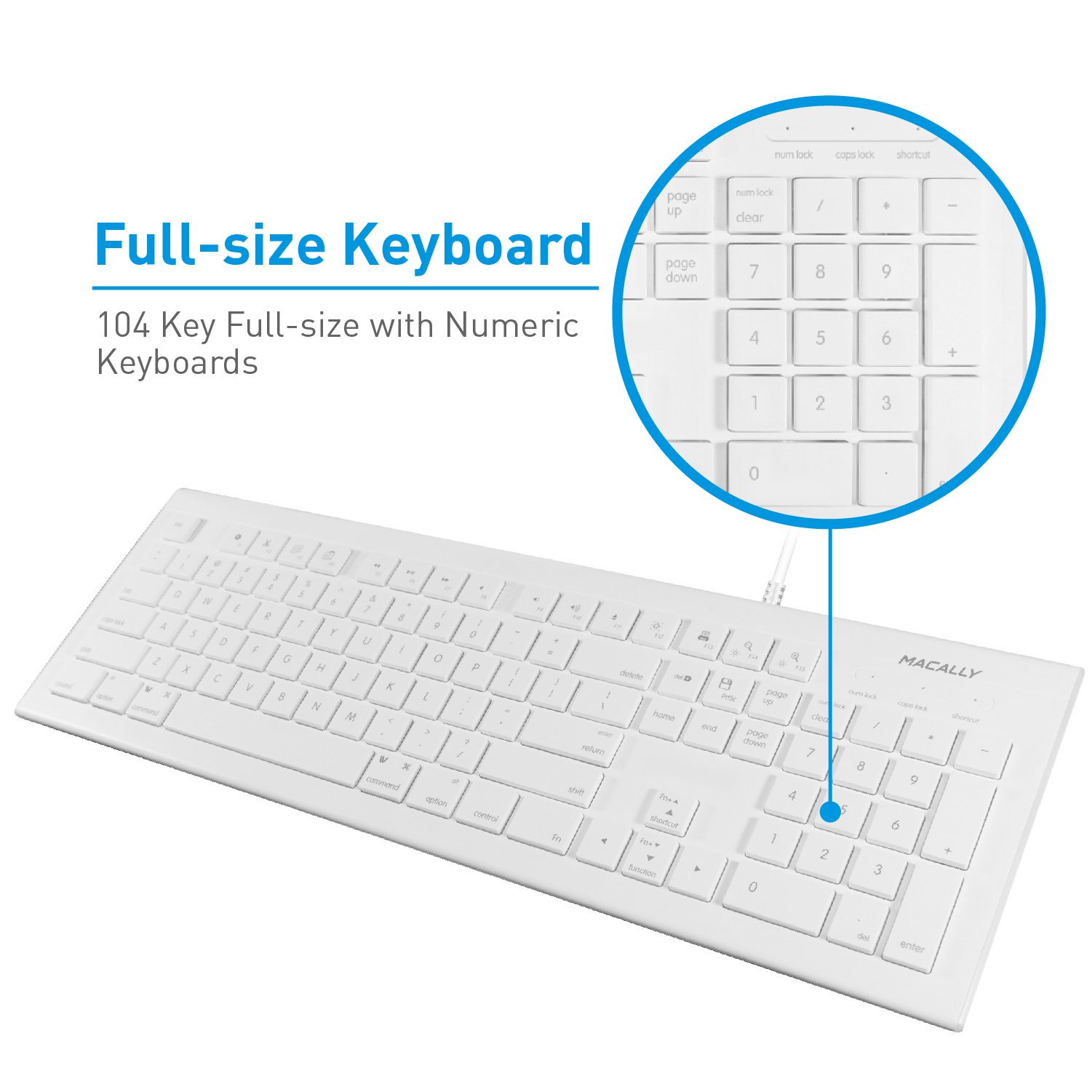 Foto 5 pulgar | Combinación De Teclado Y Ratón Macally Mkeyecombo Para Mac/pc - Venta Internacional.