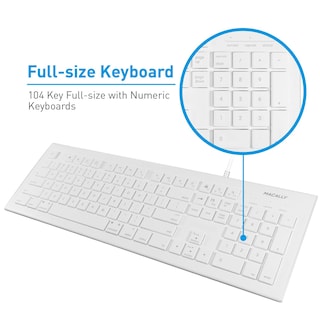 Foto 4 | Combinación De Teclado Y Ratón Macally Mkeyecombo Para Mac/pc - Venta Internacional.