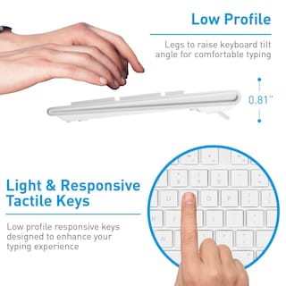 Foto 5 | Combinación De Teclado Y Ratón Macally Mkeyecombo Para Mac/pc - Venta Internacional.