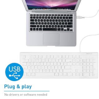 Foto 7 | Combinación De Teclado Y Ratón Macally Mkeyecombo Para Mac/pc - Venta Internacional.