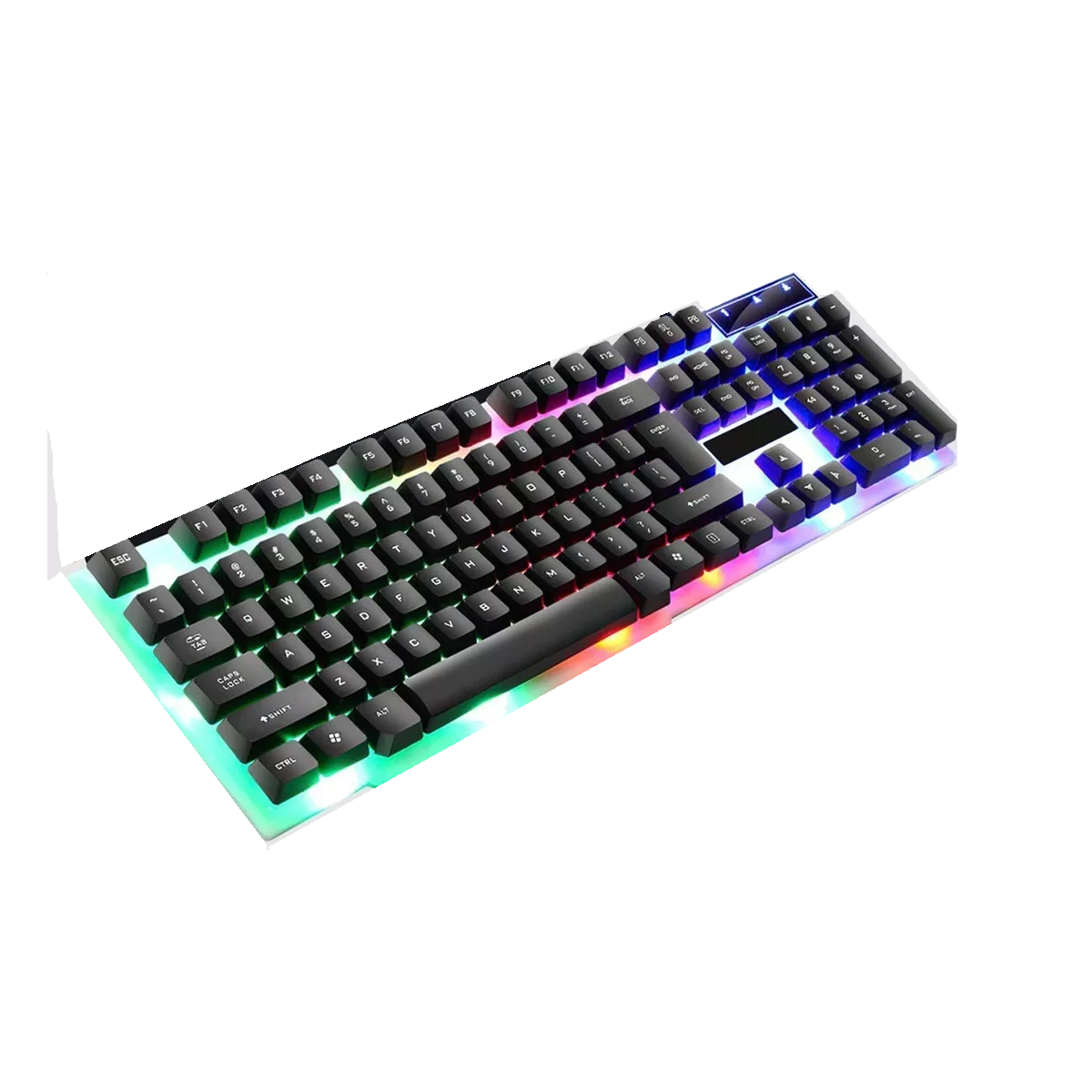 Foto 3 pulgar | Kit Teclado Mouse Game Profesional Alfombrilla Eo Safe Imports Esi-13019 Multicolor