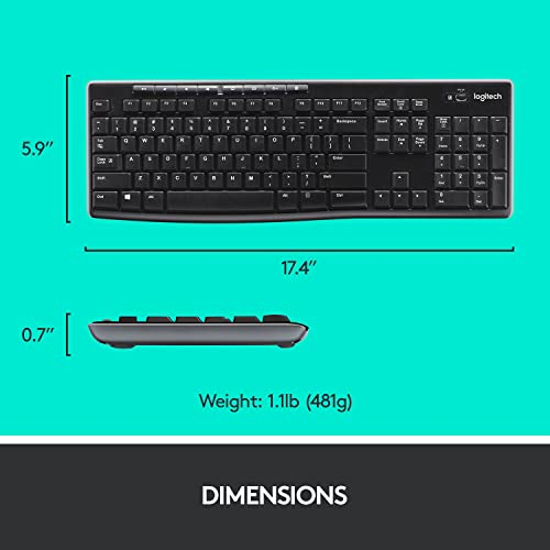 Foto 8 pulgar | Combo Inalámbrico Mk270 - Logitech - Batería De Larga Duración - Venta Internacional.