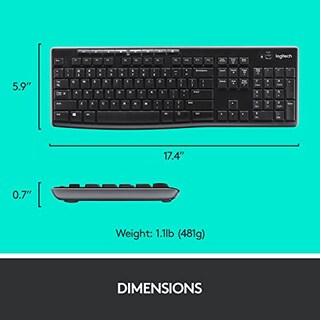 Foto 7 | Combo Inalámbrico Mk270 - Logitech - Batería De Larga Duración - Venta Internacional.