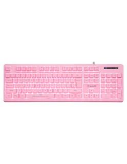 Foto 4 | Kit Marvo Teclado Mouse Usb Gamer Cm-418 Color Rosa