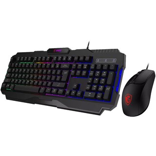 Foto 3 | Kit Teclado Y Mouse Gamer Msi Forge Gk100 6400dpi Rgb Negro