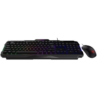Foto 4 | Kit Teclado Y Mouse Gamer Msi Forge Gk100 6400dpi Rgb Negro