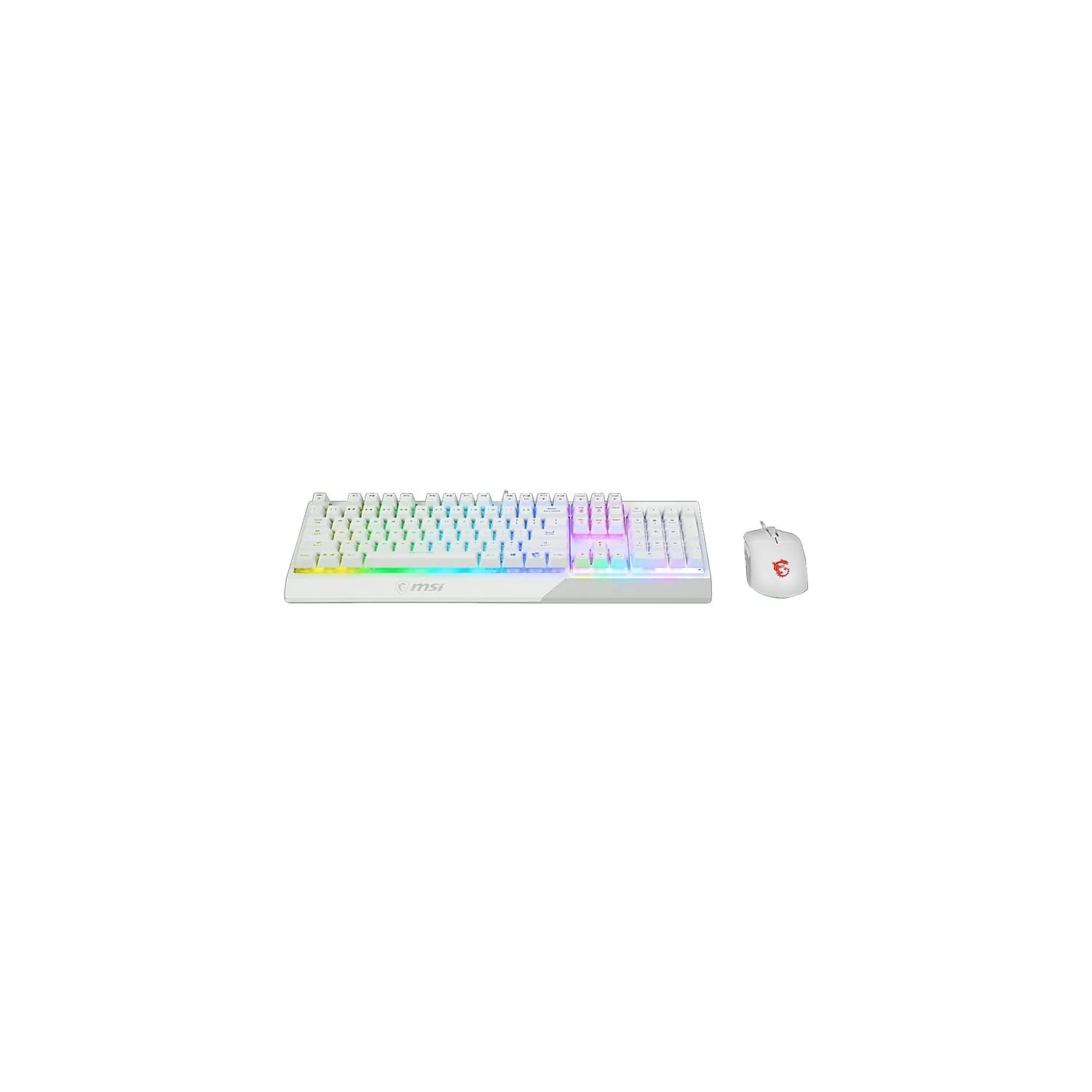 Foto 2 pulgar | Combo De Teclado Y Ratón Para Juegos Msi Vigor Gk30 White - Venta Internacional.