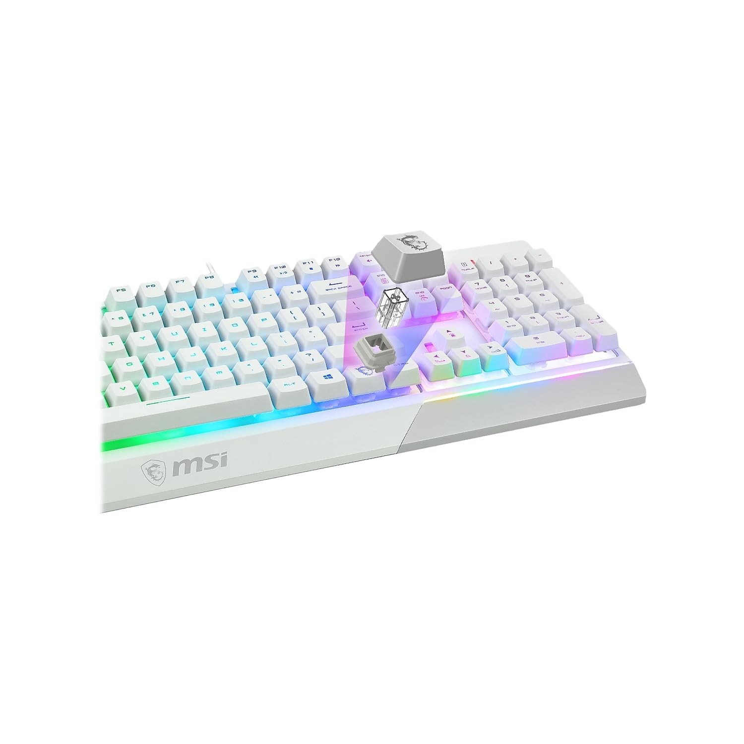 Foto 5 pulgar | Combo De Teclado Y Ratón Para Juegos Msi Vigor Gk30 White - Venta Internacional.