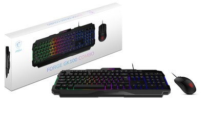 Foto 1 | Set De Teclado Y Ratón Msi Forge Gk100 Combo Gaming Rgb - Venta Internacional.