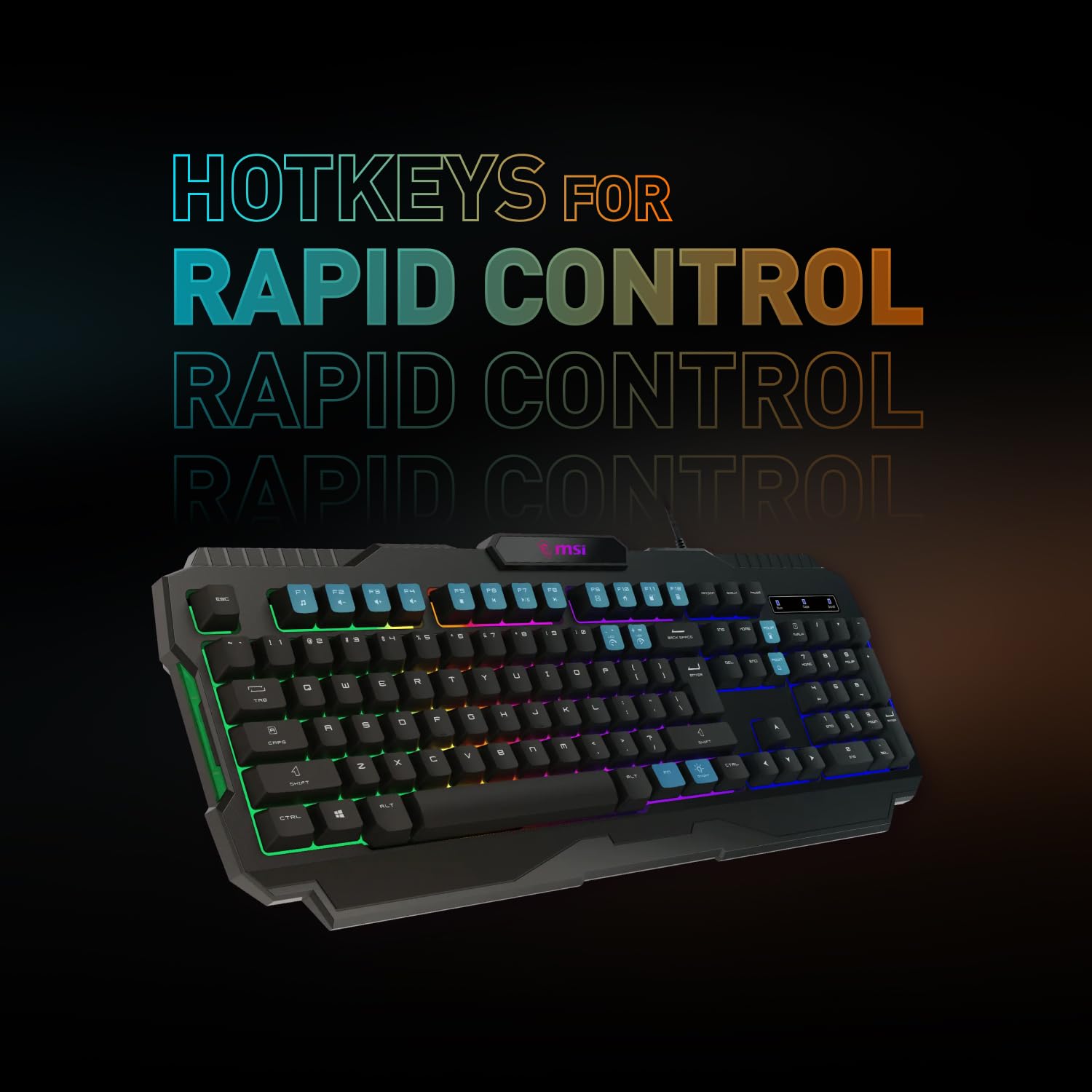 Foto 4 pulgar | Set De Teclado Y Ratón Msi Forge Gk100 Combo Gaming Rgb - Venta Internacional.
