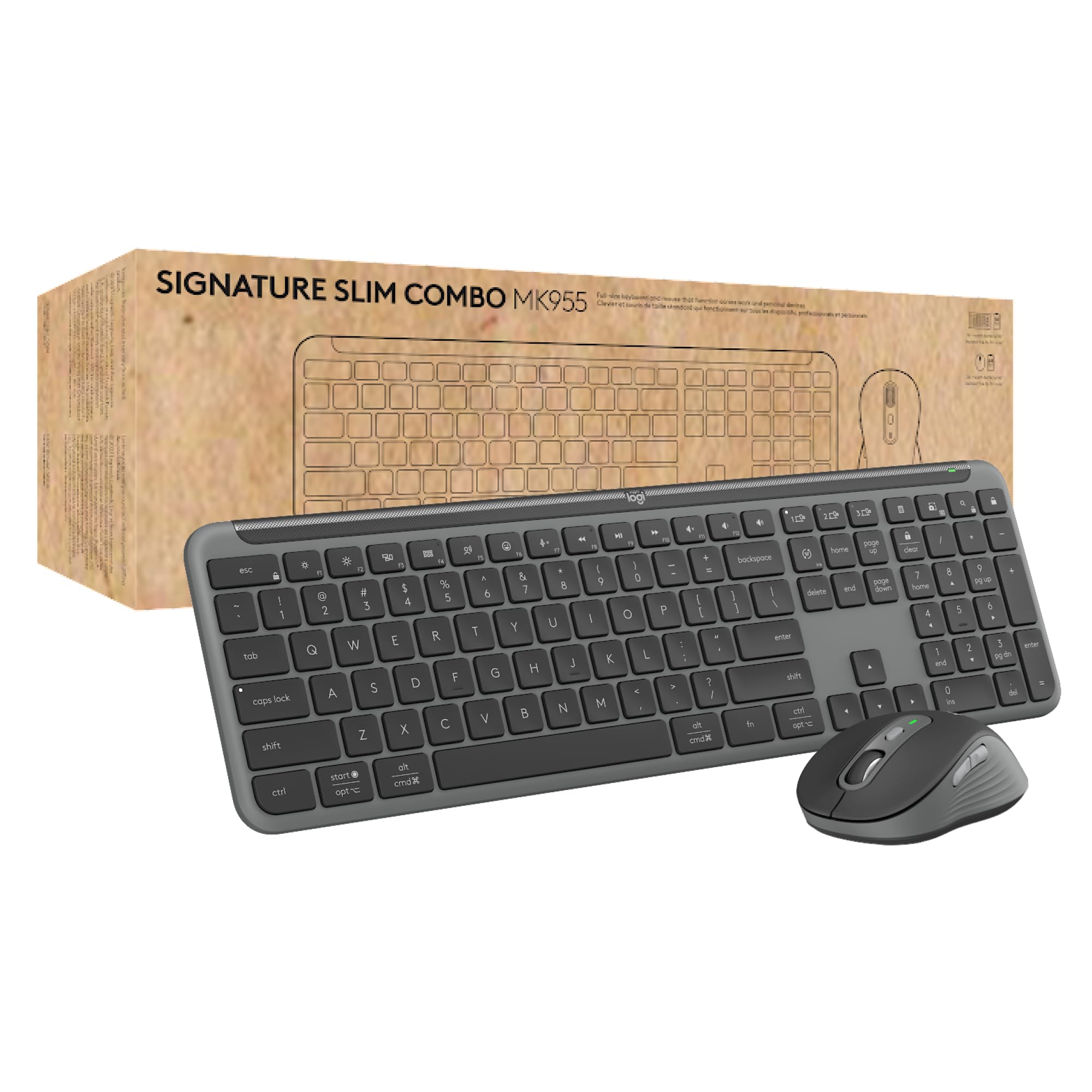 Foto 2 pulgar | Combo De Teclado Y Ratón Inalámbricos Logitech Signature Slim Mk955 - Venta Internacional.