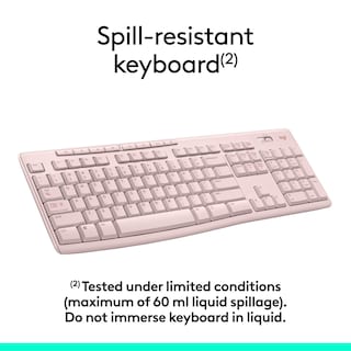 Foto 4 | Combo De Teclado Y Ratón Inalámbricos Logitech Mk270 Para Windows - Venta Internacional.