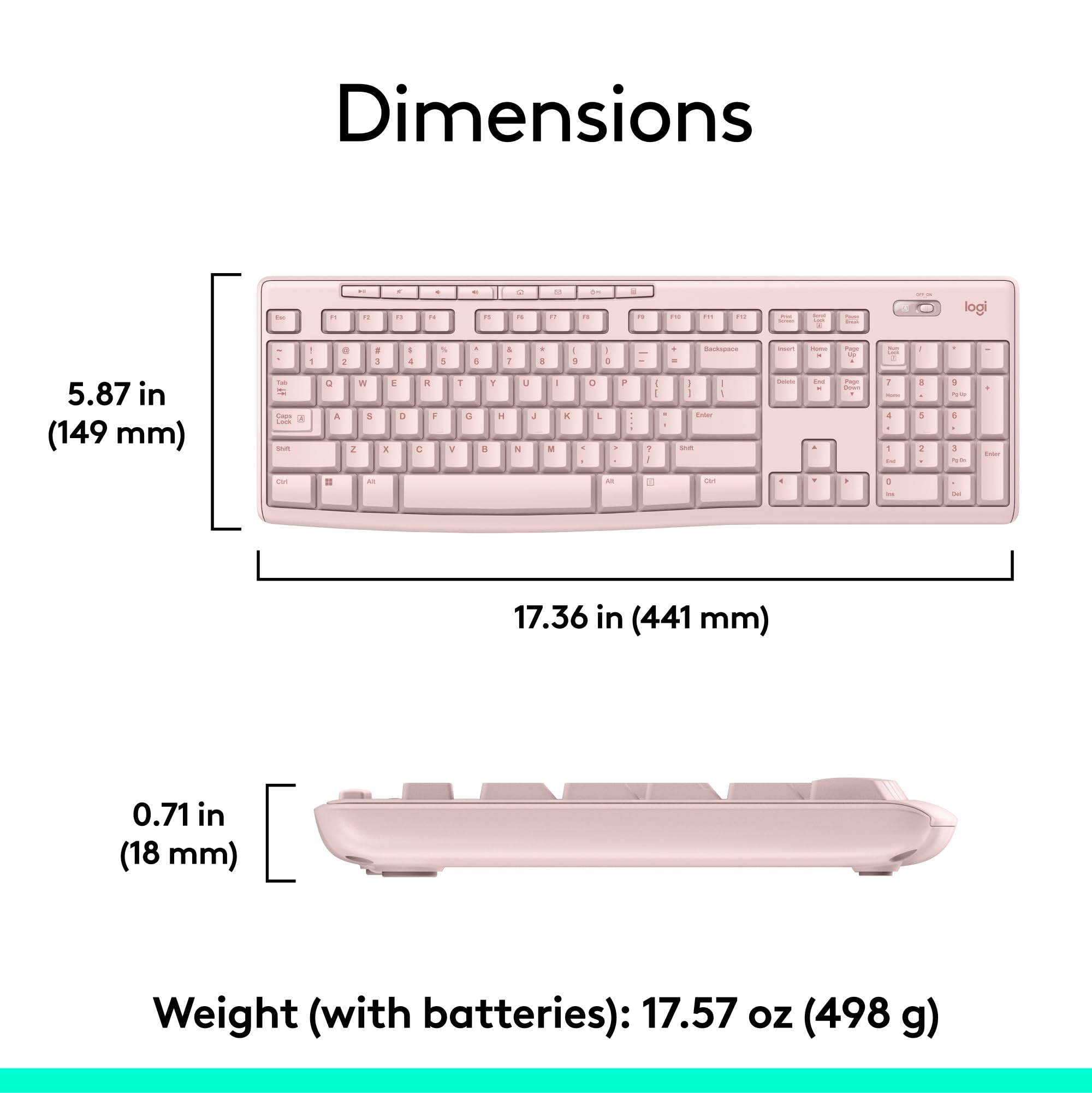 Foto 8 pulgar | Combo De Teclado Y Ratón Inalámbricos Logitech Mk270 Para Windows - Venta Internacional.