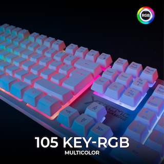 Foto 7 | Kit Gamer 2 en 1 Xtreme PC Gaming Battle Chief Teclado y Mouse Membrana Español 3600 DPI RGB USB Blanco