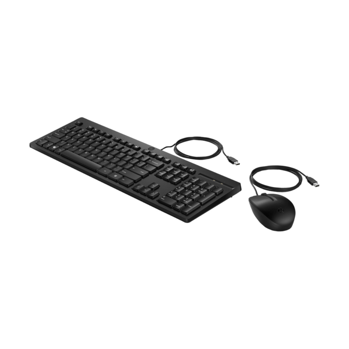 Kit Teclado Y Mouse Hp 225 Alámbricos Español Usb Cable 1.8mt