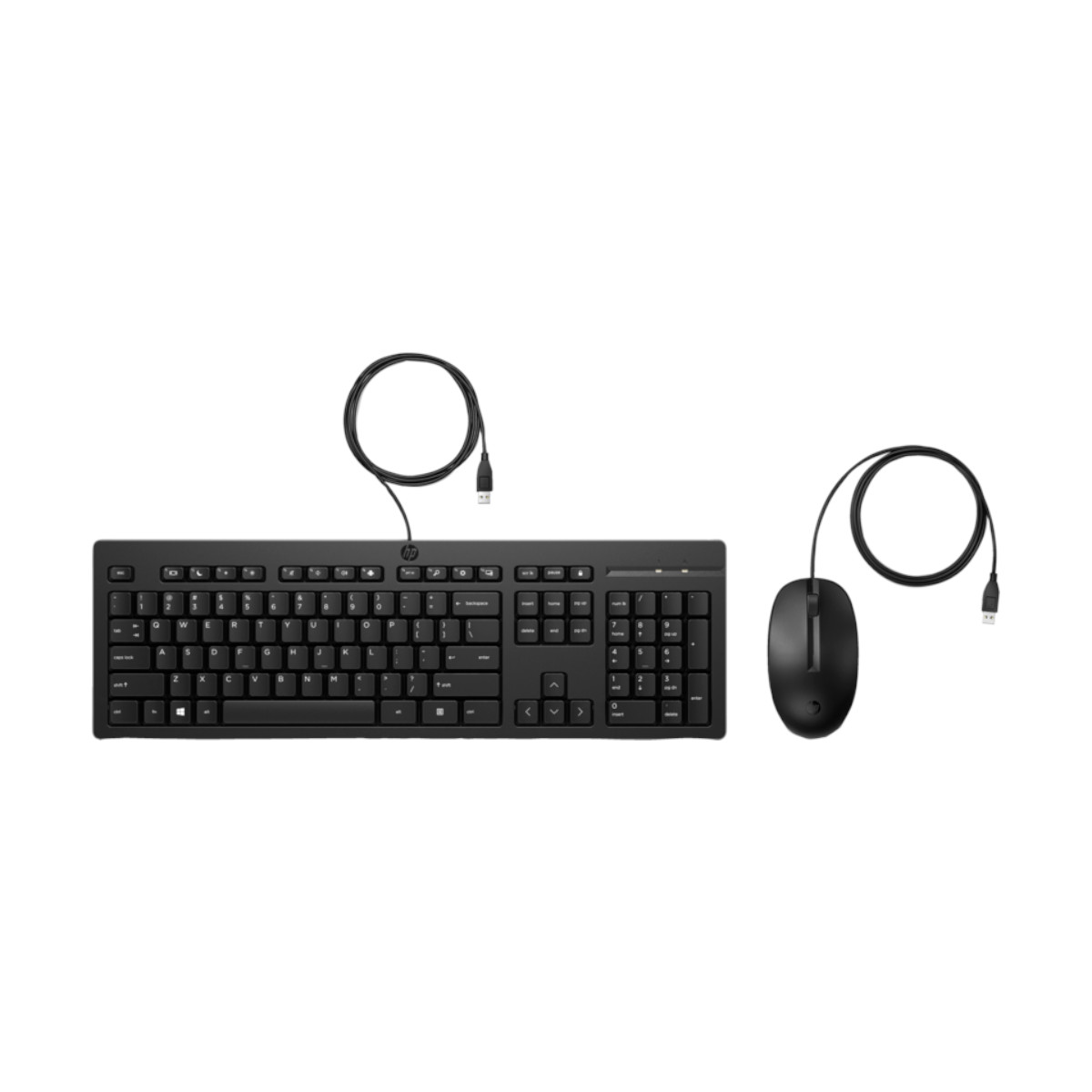 Foto 3 pulgar | Kit Teclado Y Mouse Hp 225 Alámbricos Español Usb Cable 1.8mt