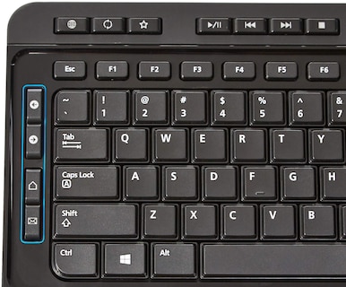 Foto 3 | Combinación De Teclado Y Ratón Inalámbricos Amazon Basics De Tamaño Completo - Venta Internacional.