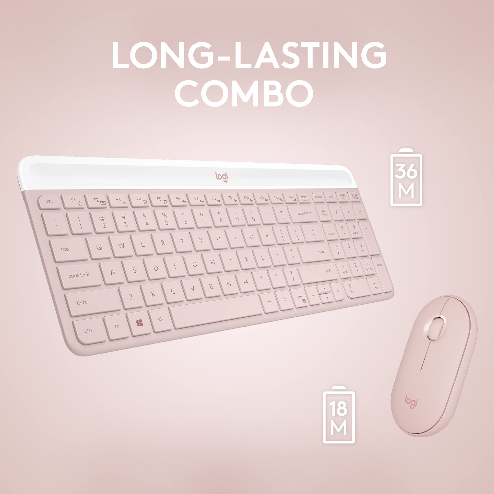 Foto 6 pulgar | Combo De Teclado Y Ratón Logitech Mk470 Slim Wireless - Venta Internacional.