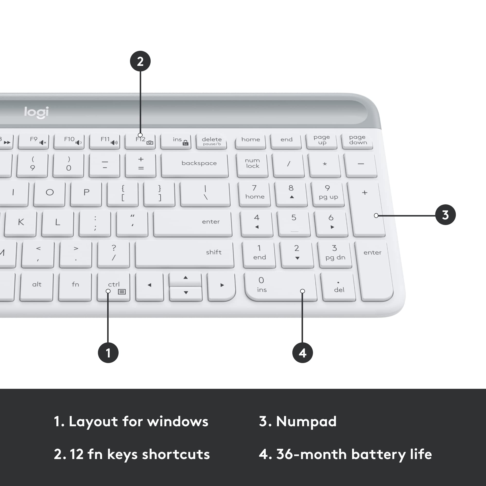 Foto 7 pulgar | Combo De Teclado Y Ratón Logitech Mk470 Slim Wireless - Venta Internacional.
