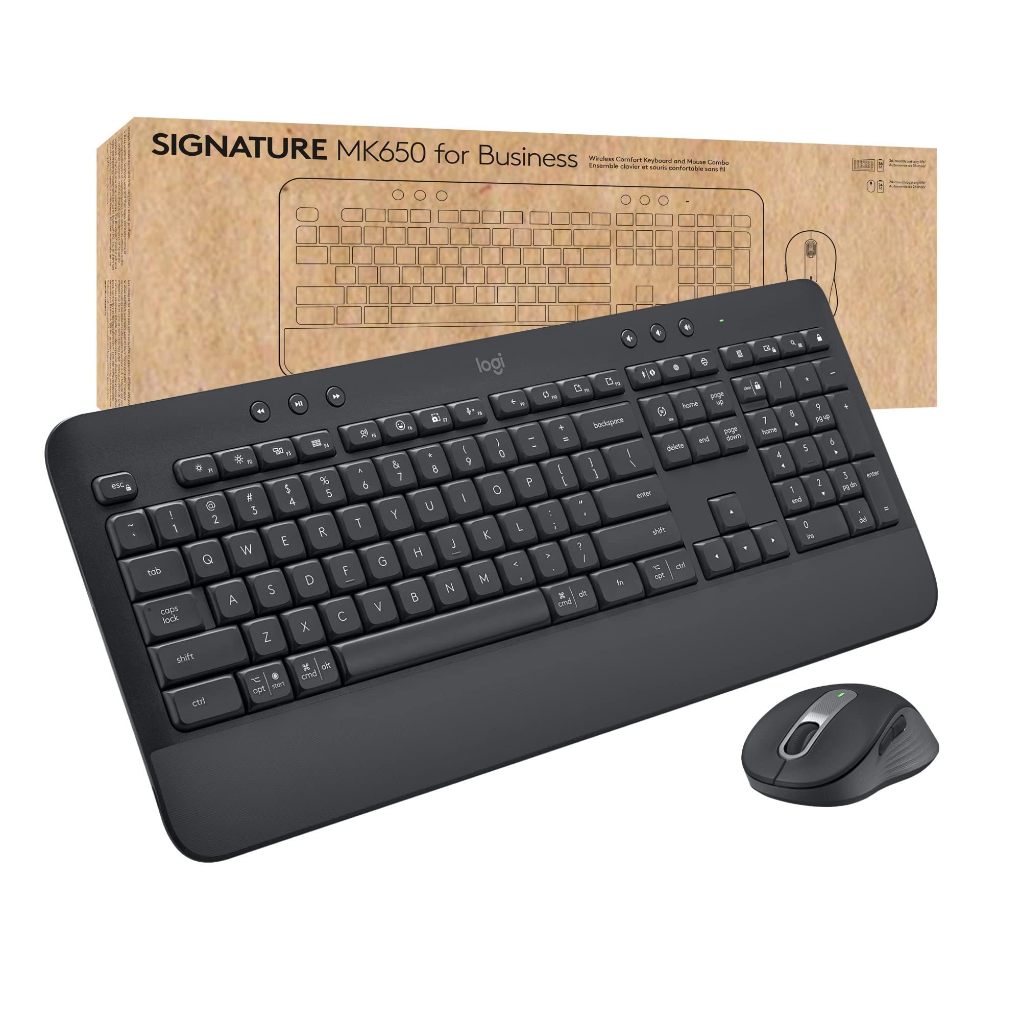 Combo De Ratón Y Teclado Inalámbricos Logitech Signature Mk650 - Venta Internacional.
