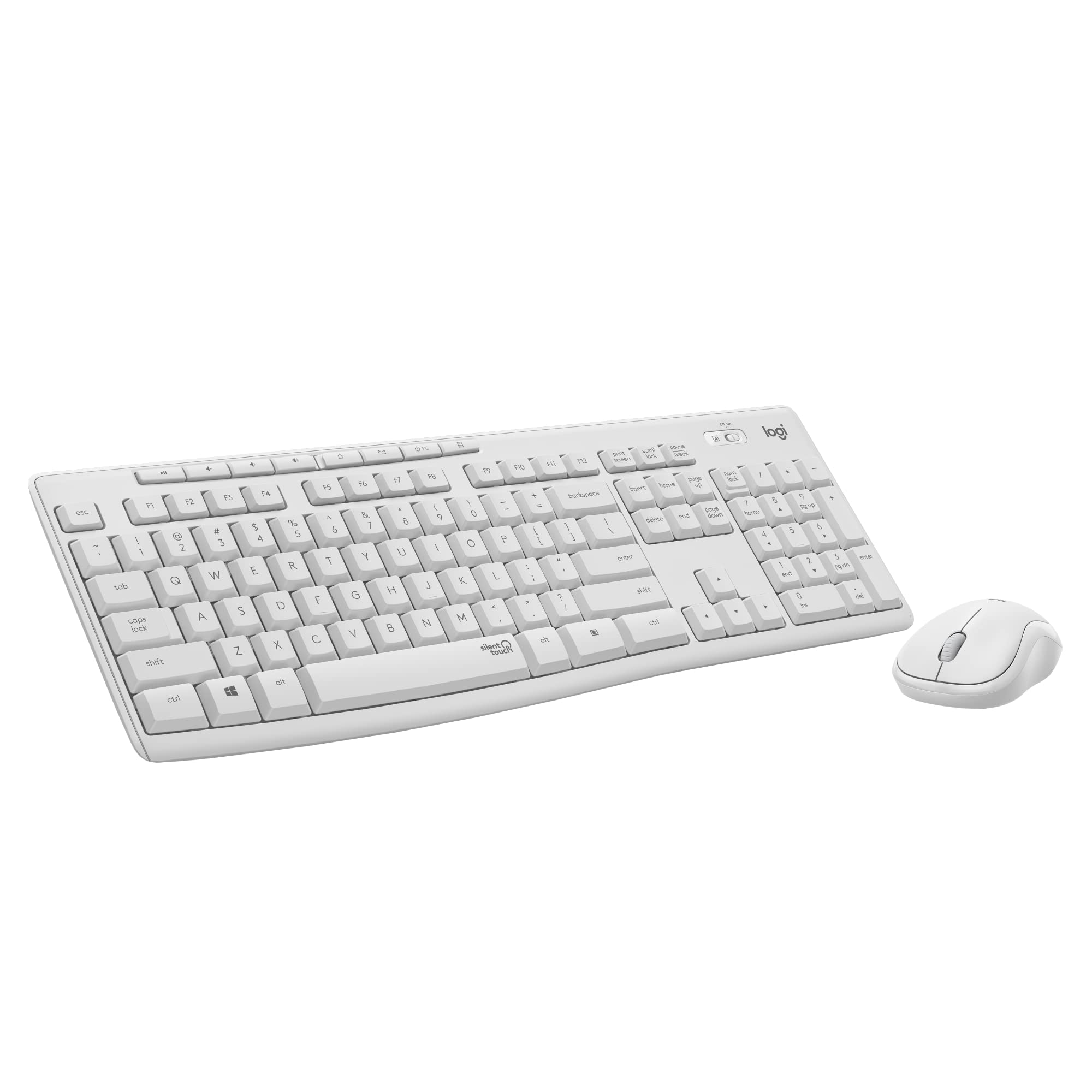 Combo Inalámbrico De Ratón Y Teclado Logitech Mk295, Color Blanco Roto - Venta Internacional.