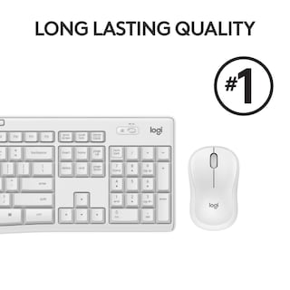 Foto 7 | Combo Inalámbrico De Ratón Y Teclado Logitech Mk295, Color Blanco Roto - Venta Internacional.