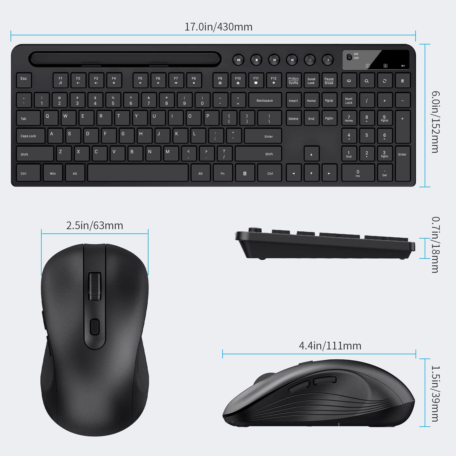 Foto 5 pulgar | Combo De Teclado Y Ratón Inalámbricos Marvo 2.4g Para Macbook - Venta Internacional.