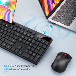 Foto 5 | Combo De Teclado Y Ratón Inalámbricos Marvo 2.4g Para Macbook - Venta Internacional.