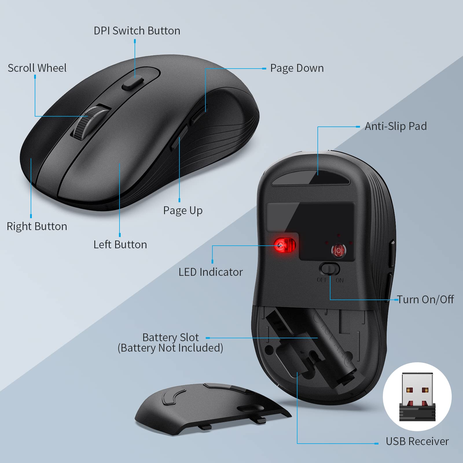Foto 7 pulgar | Combo De Teclado Y Ratón Inalámbricos Marvo 2.4g Para Macbook - Venta Internacional.
