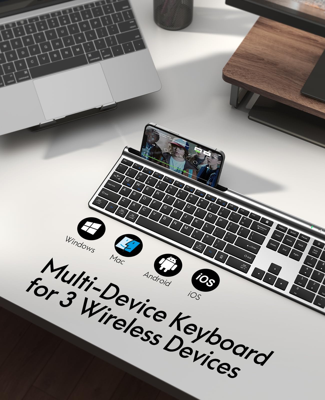 Foto 2 | Combo De Teclado Y Ratón Chesona Bluetooth Recargable - Venta Internacional.