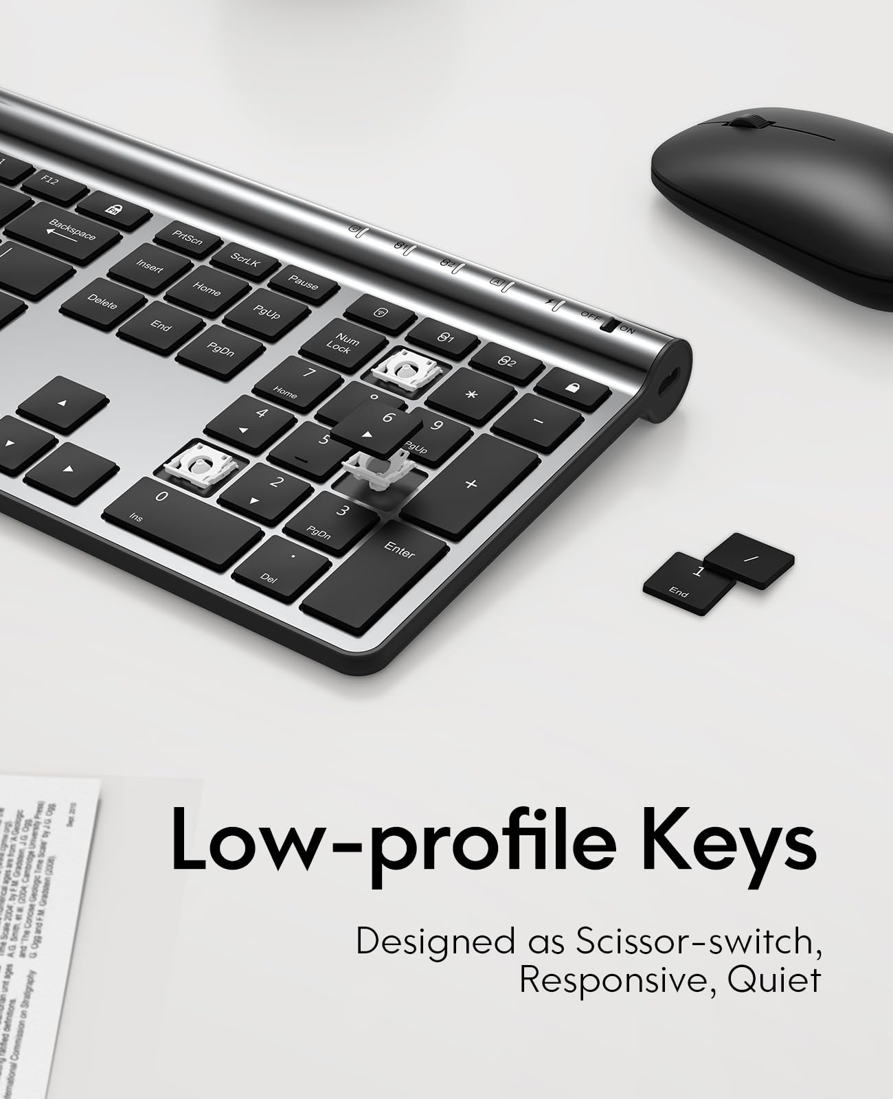 Foto 4 | Combo De Teclado Y Ratón Chesona Bluetooth Recargable - Venta Internacional.
