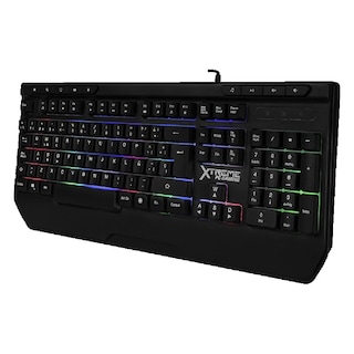 Foto 2 | Kit Gamer 4 En 1 Xtreme Pc Gaming Battle Force Teclado Mouse Audifonos Mousepad Membrana Español Rgb Usb Negro