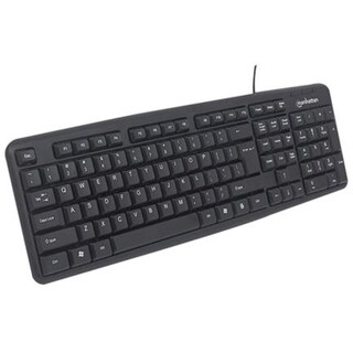 Foto 3 | Kit Teclado Y Mouse Manhattan Óptico Cableado 1000 Ppp Color Negro