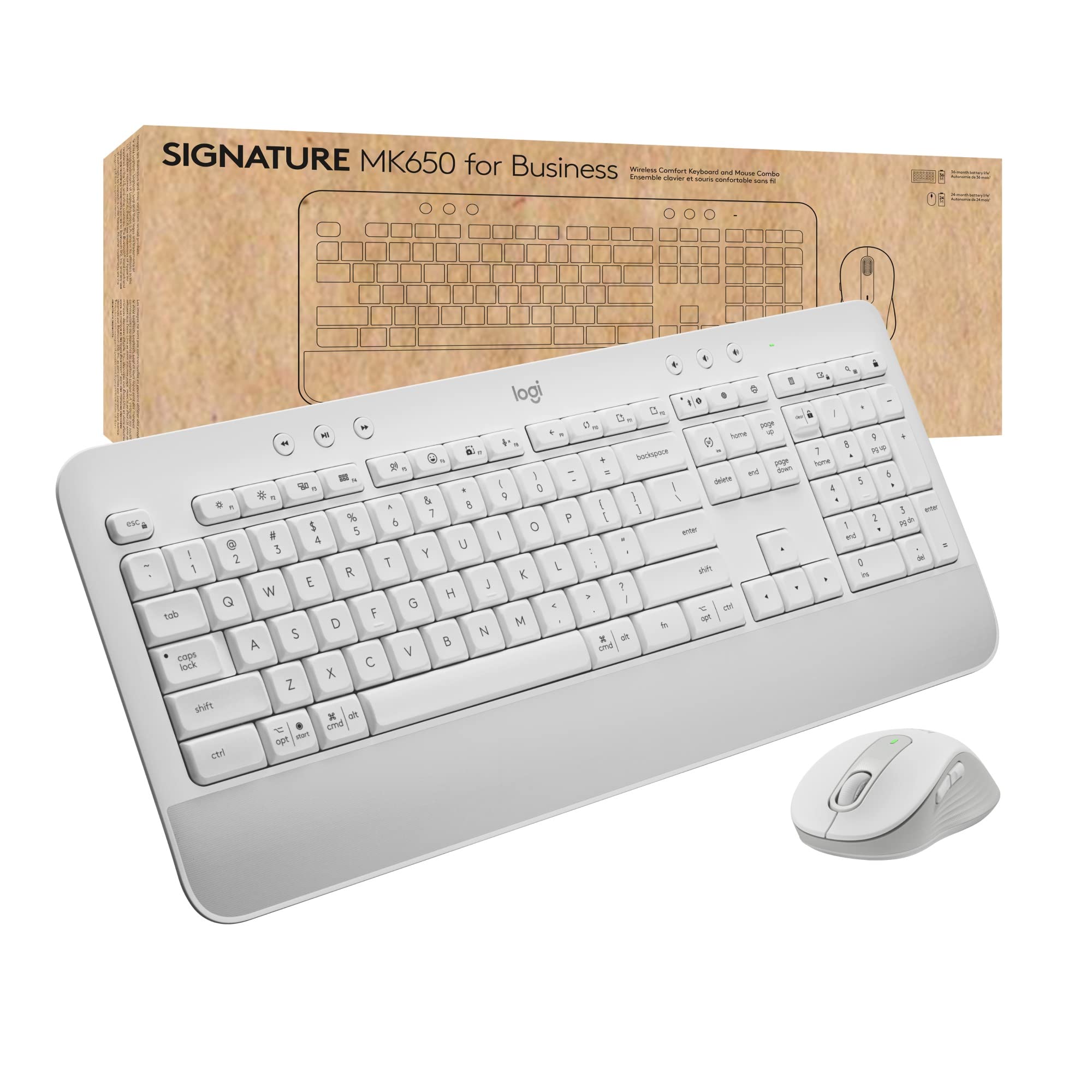 Combo De Ratón Y Teclado Inalámbricos Logitech Signature Mk650 - Venta Internacional.