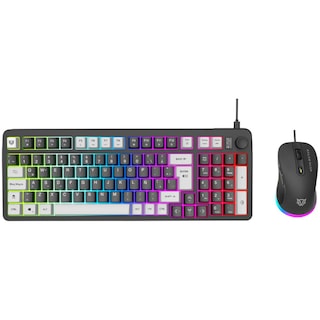 Foto 1 | Kit Teclado Y Mouse Gamer Balam Rush Squad Conquest Kg515 Usb Tamaño 85% 7200dpi Rgb Negro
