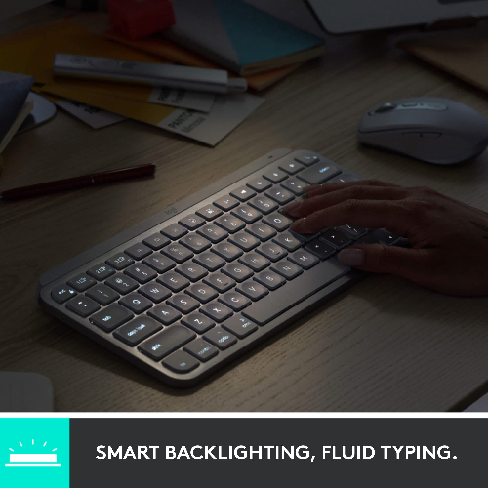 Foto 4 | Combinación De Teclado Y Ratón Logitech Mx Keys Mini/mx Anywhere 3 - Venta Internacional.