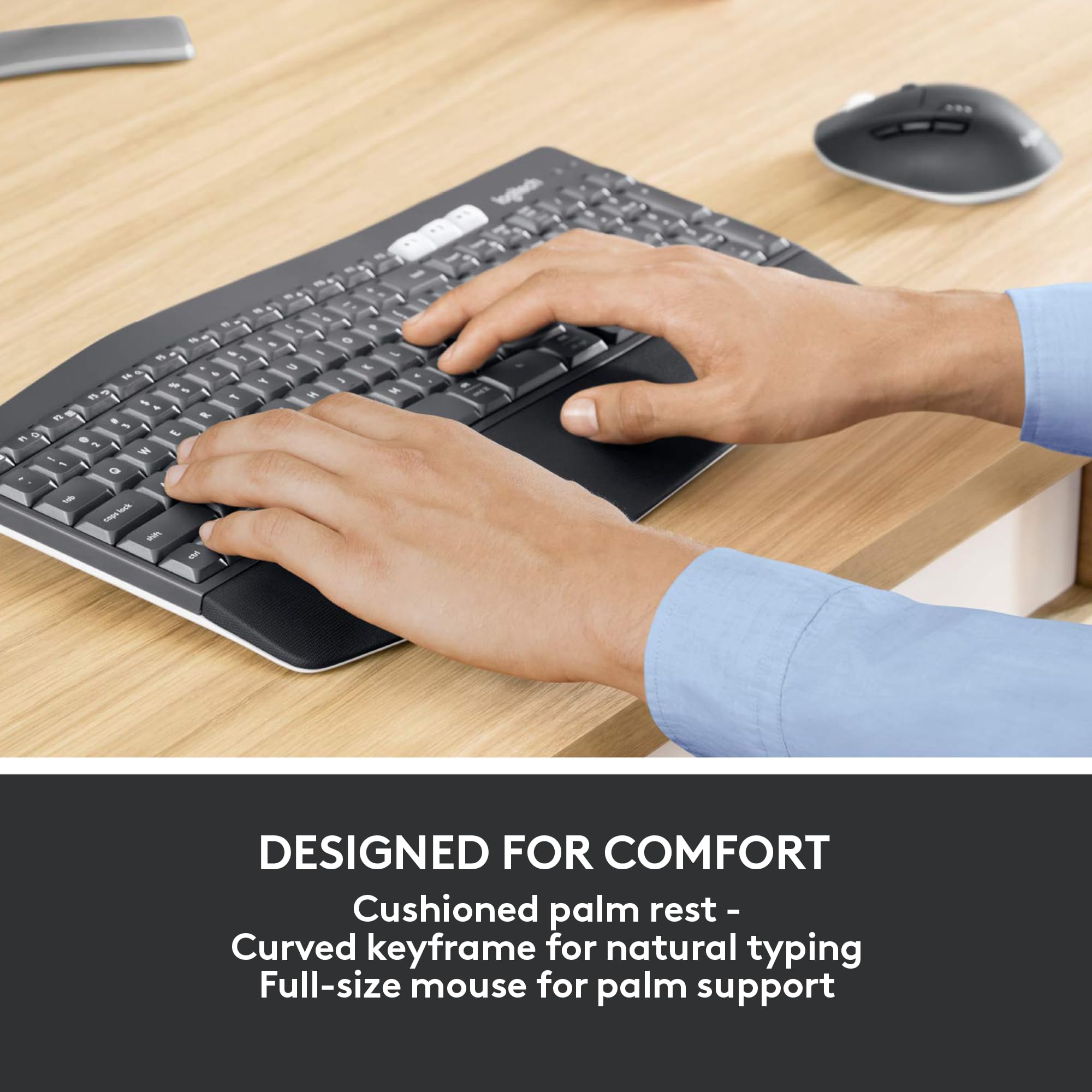 Foto 3 | Combinación De Teclado Y Ratón Inalámbricos Logitech Mk850 Performance - Venta Internacional.