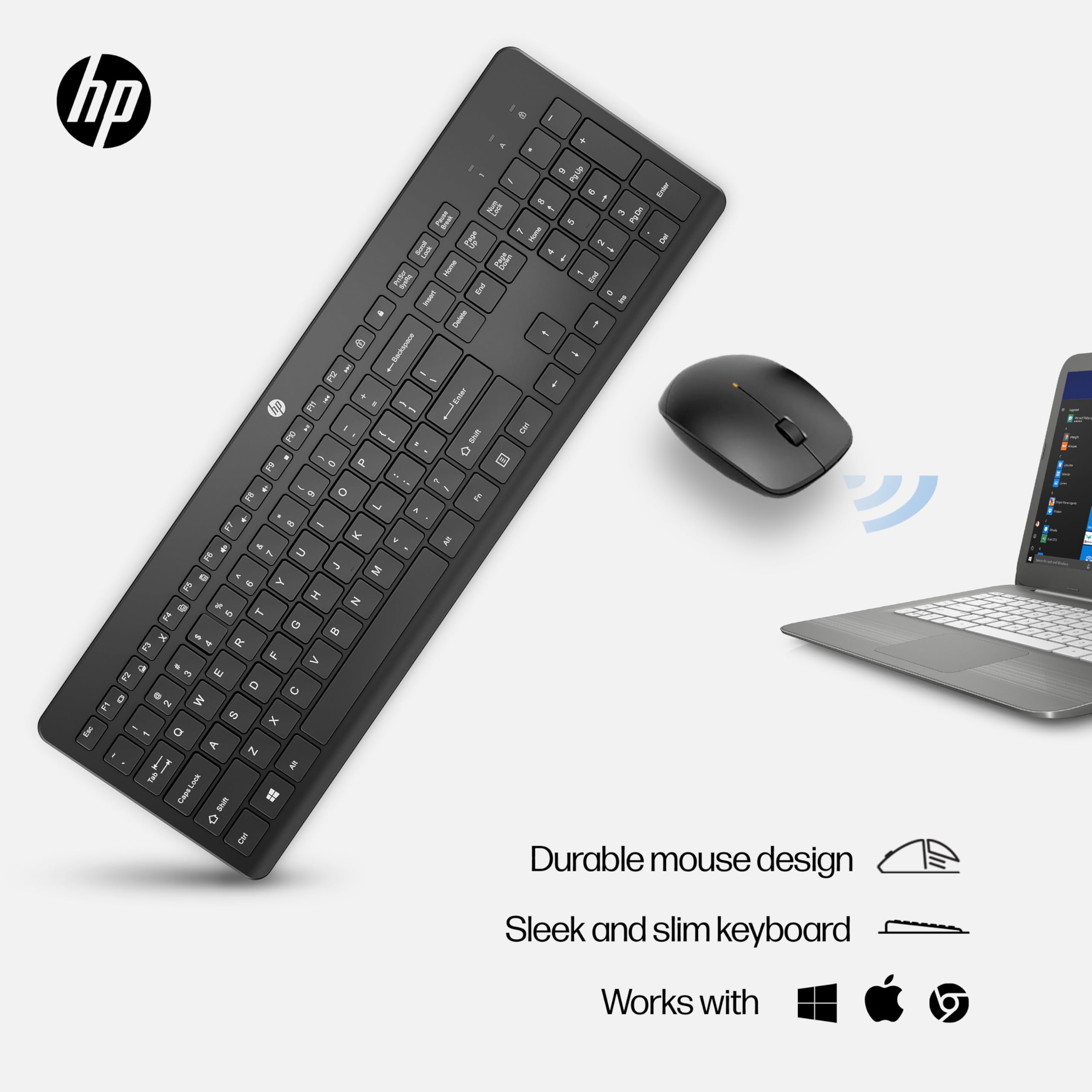 Foto 3 | Combo Inalámbrico De Ratón Y Teclado Hp 230 2.4 Ghz Wireless - Venta Internacional.