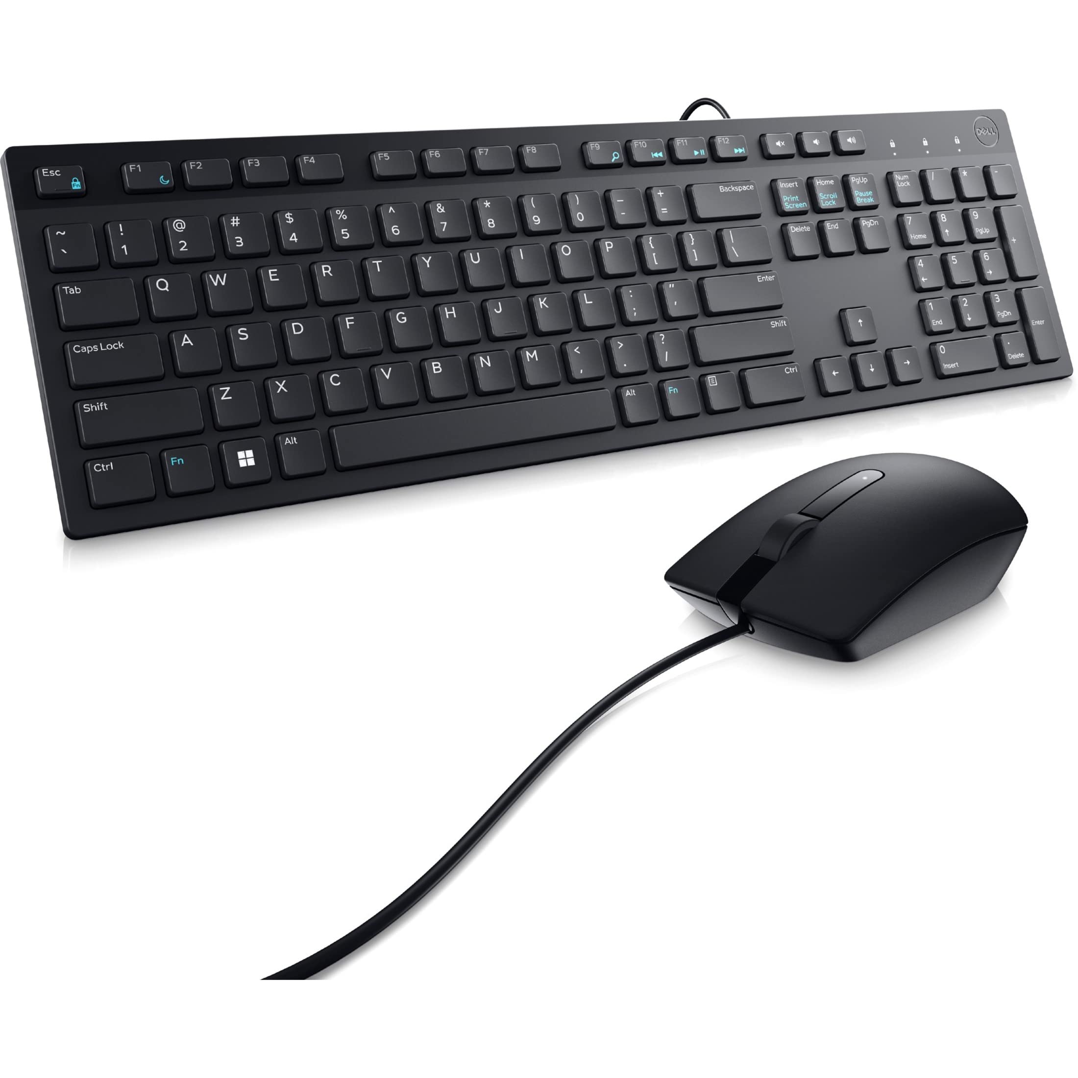 Foto 2 pulgar | Teclado y Ratón Dell KM300C con Cable Negro - Venta Internacional