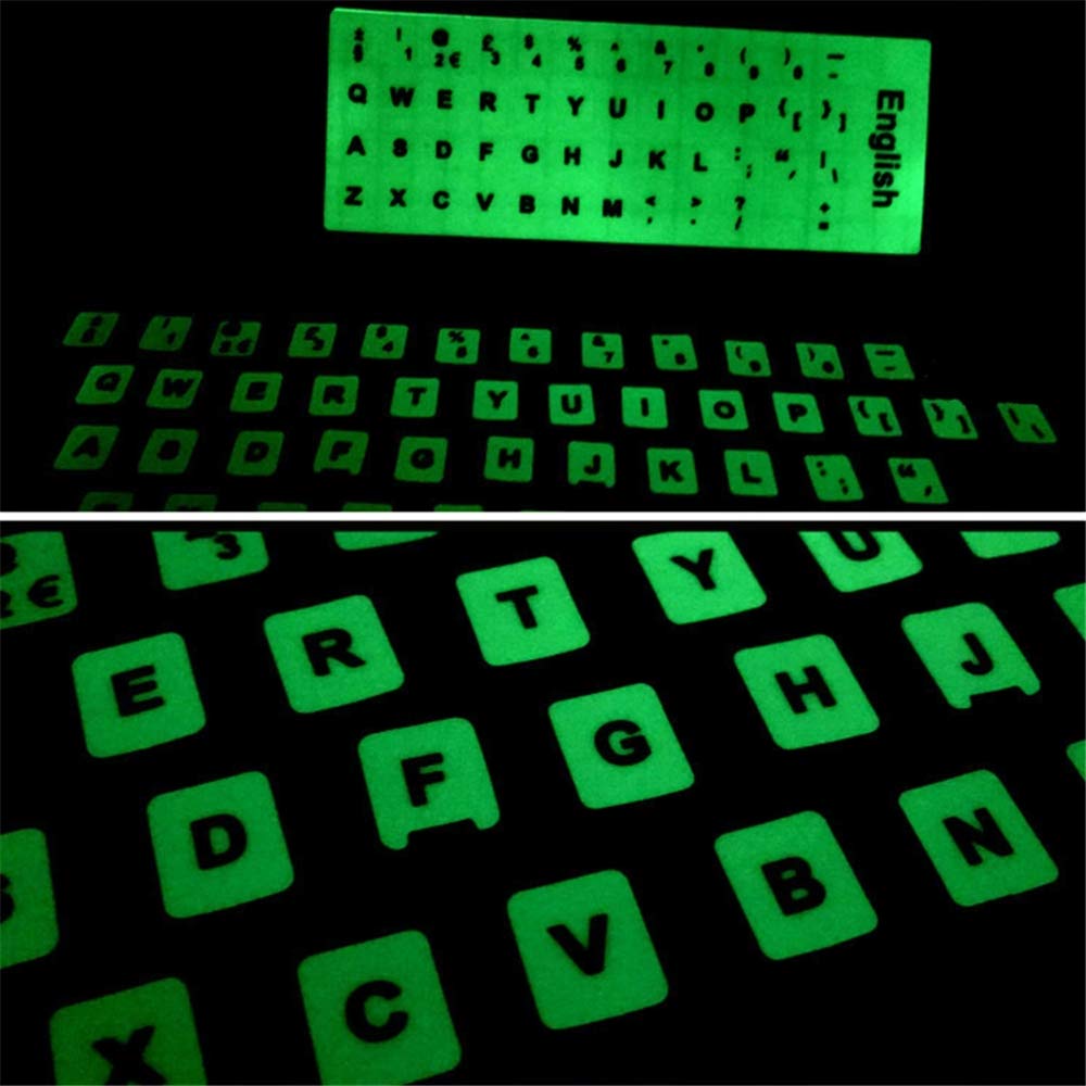 Foto 4 pulgar | Adhesivos De Teclado N+b Luminosos Árabe Ruso Inglés Francés - Venta Internacional.
