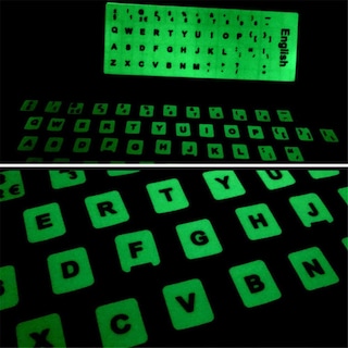 Foto 3 | Adhesivos De Teclado N+b Luminosos Árabe Ruso Inglés Francés - Venta Internacional.