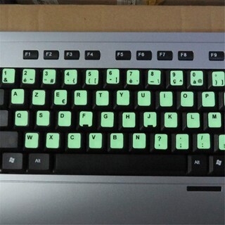 Foto 6 | Adhesivos De Teclado N+b Luminosos Árabe Ruso Inglés Francés - Venta Internacional.