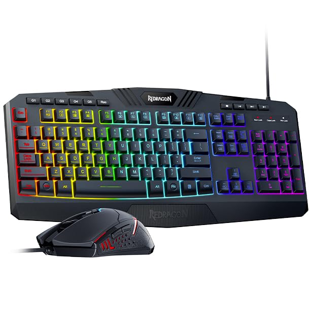 Teclado Y Ratón Para Juegos Redragon S101 Con Retroiluminación Rgb - Venta Internacional.