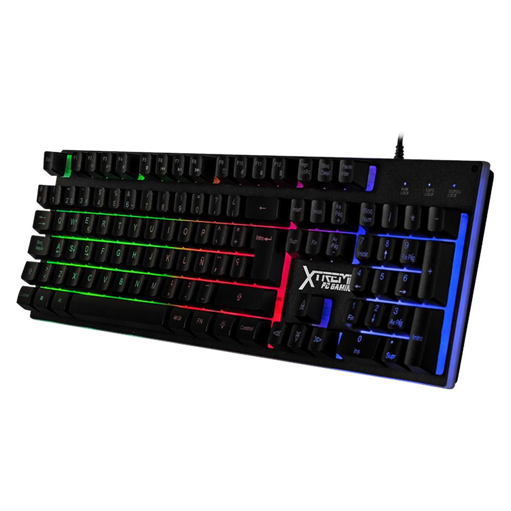 Foto 3 pulgar | Kit Teclado y Mouse Gamer Xtreme Pc Gaming Battle Chief 3600 Dpi Rgb Usb Negro