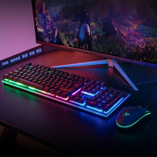 Foto 6 | Kit Teclado y Mouse Gamer Xtreme Pc Gaming Battle Chief 3600 Dpi Rgb Usb Negro