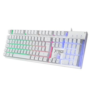 Foto 2 | Kit Teclado y Mouse Xtreme Pc Gaming Battle Chief Membrana Español 3600 Dpi Rgb Usb Blanco