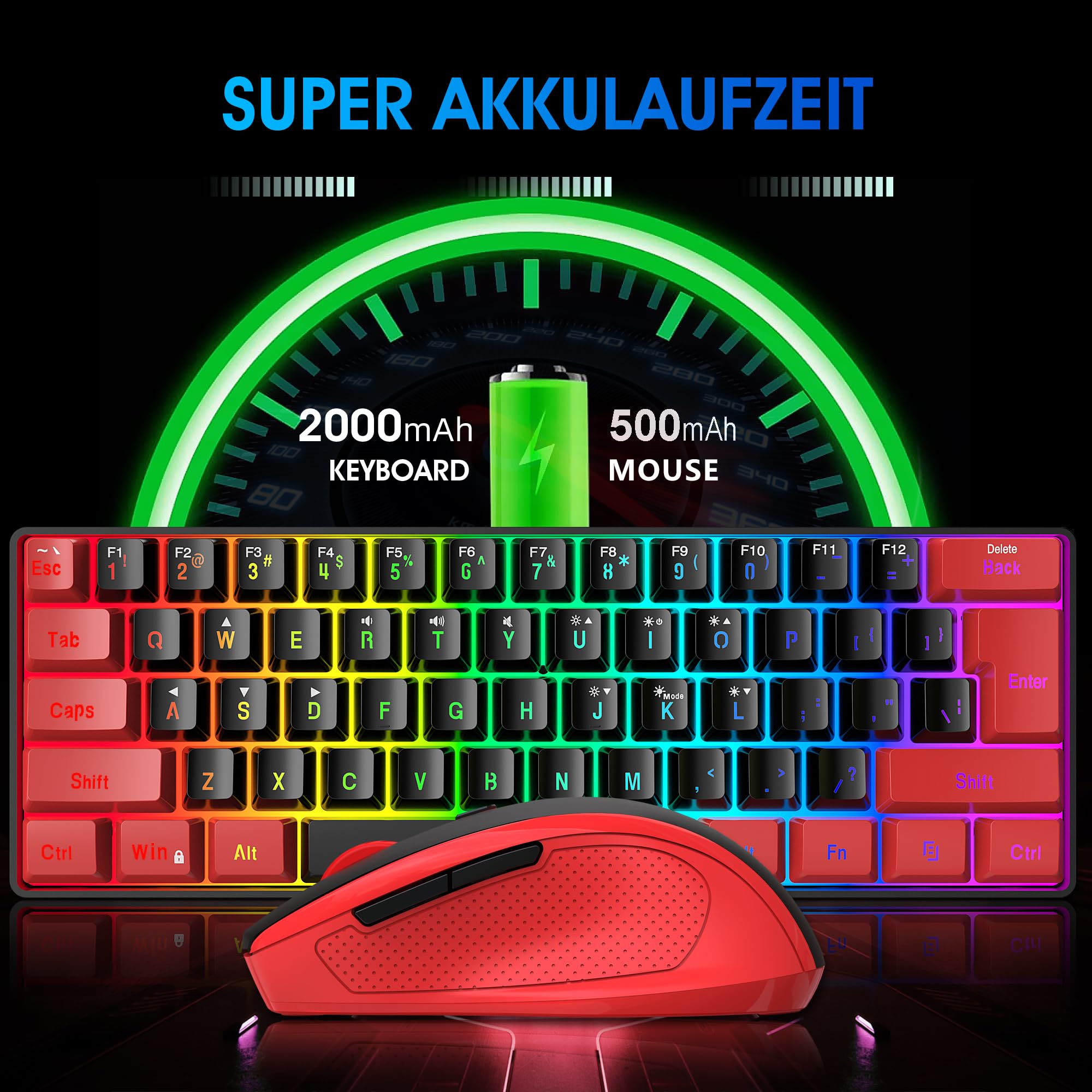 Foto 4 pulgar | Combo Inalámbrico De Teclado Y Ratón Para Juegos Snpurdiri 2.4g - Venta Internacional.