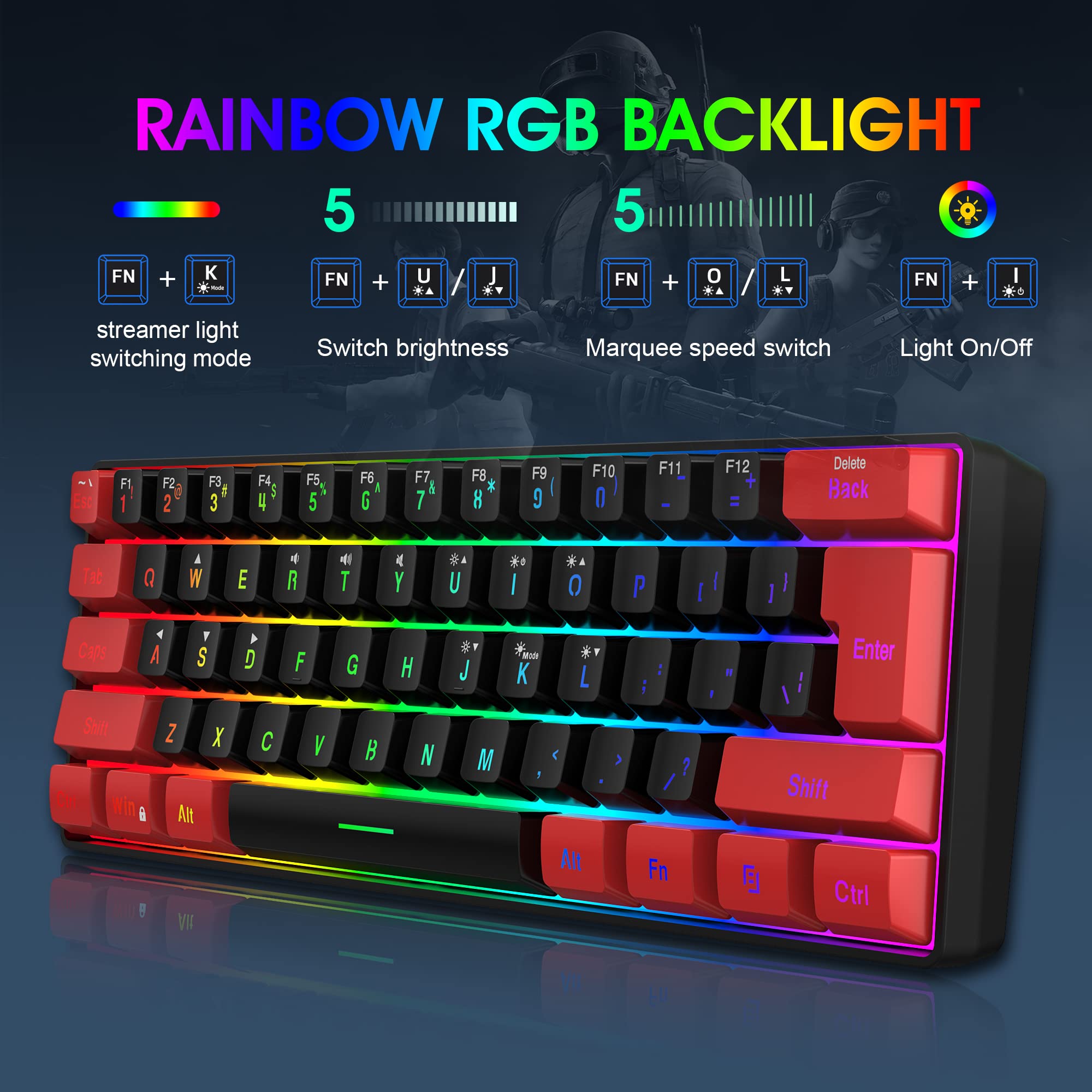 Foto 5 pulgar | Combo Inalámbrico De Teclado Y Ratón Para Juegos Snpurdiri 2.4g - Venta Internacional.