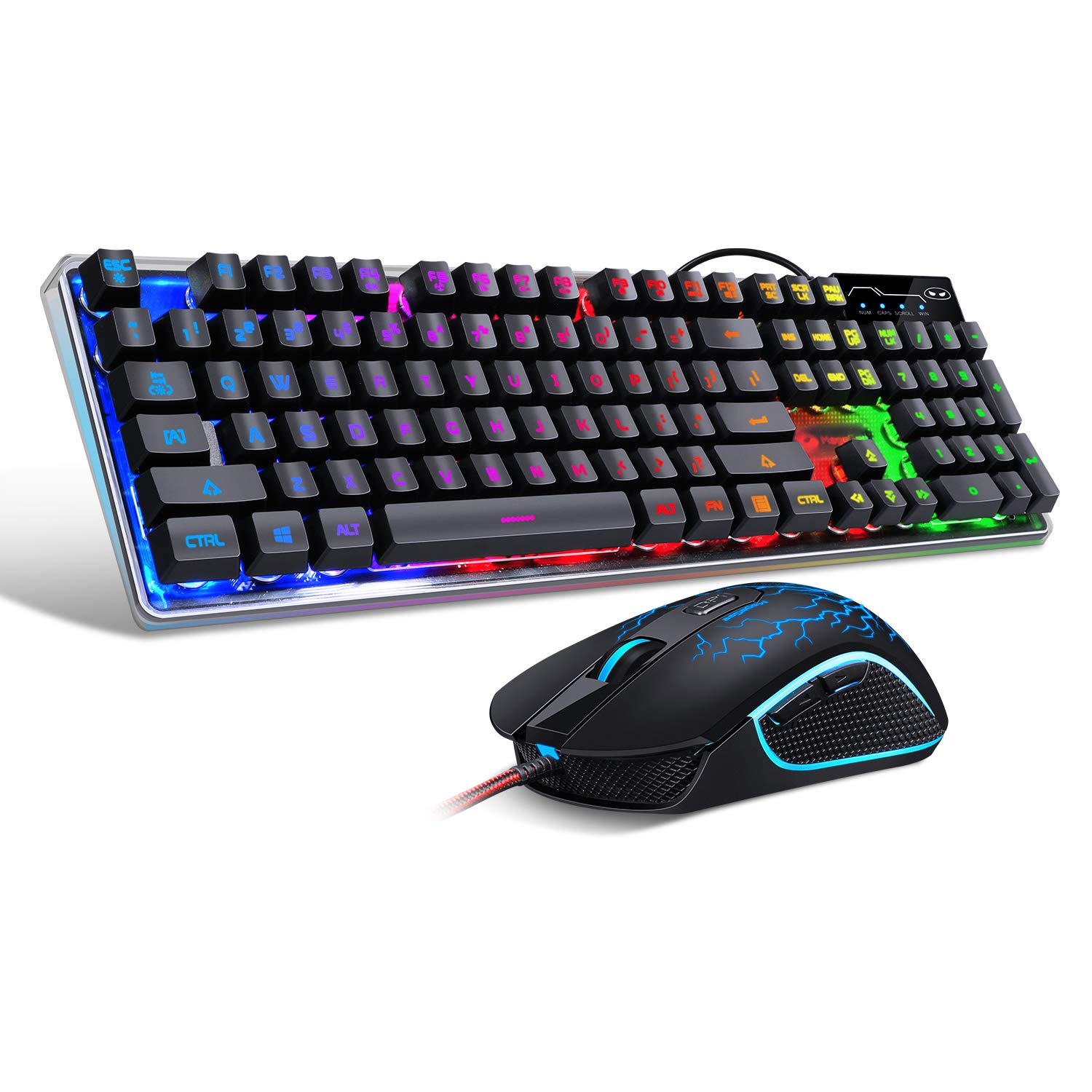 Foto 1 | Combinación De Teclado Y Ratón Para Juegos Magegee K1 Rgb Con Retroiluminación Led - Venta Internacional.