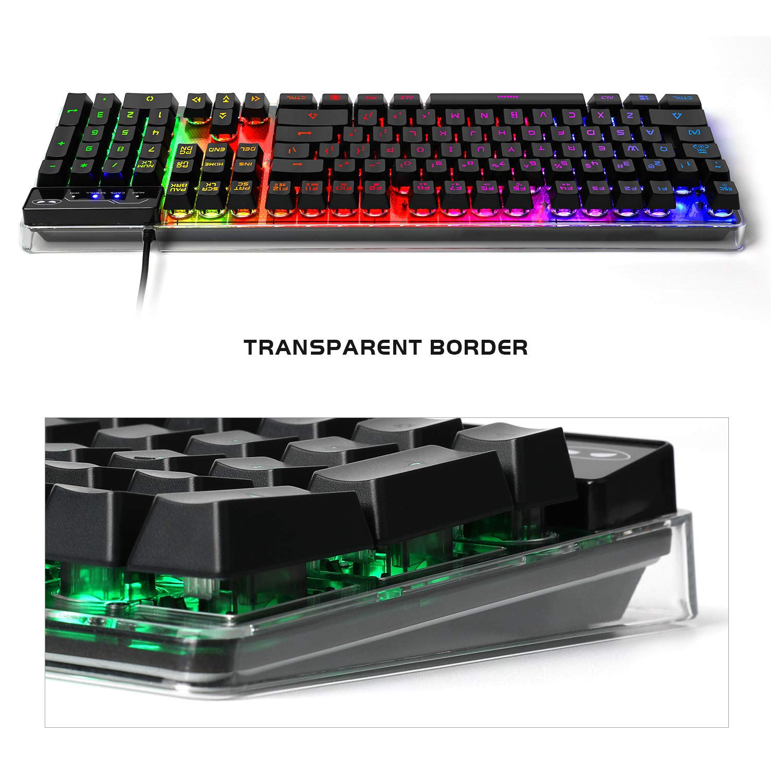 Foto 5 | Combinación De Teclado Y Ratón Para Juegos Magegee K1 Rgb Con Retroiluminación Led - Venta Internacional.